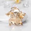 Day Brooch Enamel Flower Design Brooch with Imitation Pearl Rhinestones Inlaid Weddings