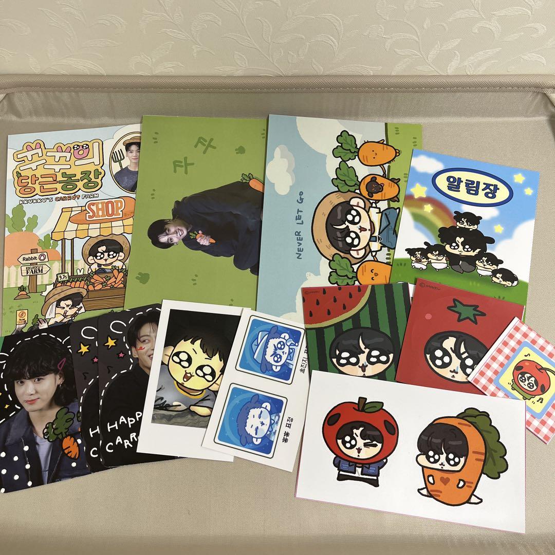 

[ИСПОЛЬЗОВАННЫЙ] Jungkook Moknim Gukdugi Korea Postcard Sticker Trading Card