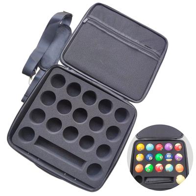 Billiard Balls Storage Case Billiard Balls Storage Box Pool Carrying Case Accessory with Carry Handle Durable