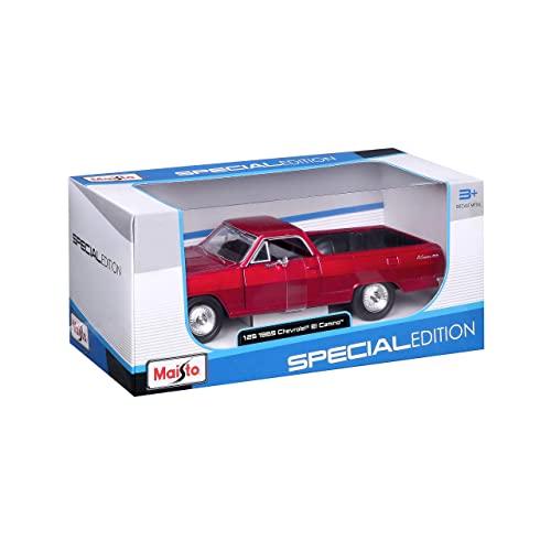 Maisto 31977 1:24 Scale Chevrolet El Camino 65 Model Car (Metallic Blue)