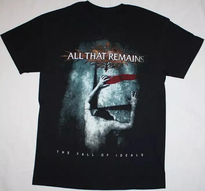 ALL THAT REMAINS THE FALL OF IDEALS NEW BLACK T-Shirt Tops Tee
