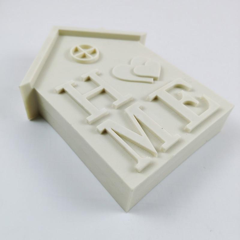 House Shape Silicone Mold Christmas Home Letter Candle Mold Dinner Wax Silicone Candle Mould Christmas Home Decoration