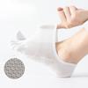 Five-fingered Men's Short Socks, Summer Thin Mesh Breathable and Anti-slip Sports Toe Boneless Men's Cotton Socks, Summer Boat Socks