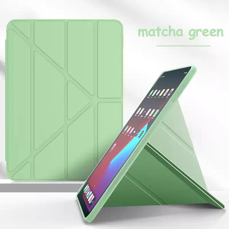 Y-Fold Leather Flip Case for IPad Mini 6 7 A17 Pro 11 M4 IPad A16 Air 11 M2 M3 for Air 2 3 4 5 6 7 8 9 10 11 Th Gen Tablet Case