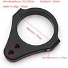55mm CNC Aluminum Motorcycle Fork Tube Brackets Steering Damper Frame Mounting Clamp Foot Fixer Hardware Parts Stabilizer Universal