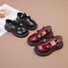 Spring New Temperament Diamond Princess Shoes Korean Style Fashion Soft Bottom Girls Leather Shoes
