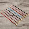 Fashion Women Gold Plated Lover Bracelet Bangle Leather Chain With Love STAINLESS STEEL Clasp Pan Bracelet Bead Charms Bracelet