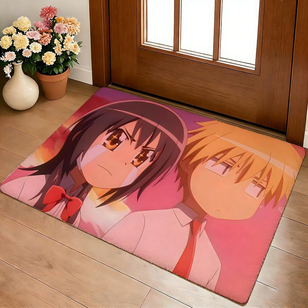 Anime Fun M-Maid SamaS Floor Mat Cozy Flannel Soft Thick Non-Slip Mat For Living Room Bedroom Kitchen Decor Rugs