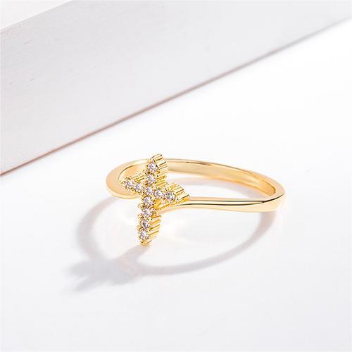 

Кольца на палец для женщин, прозрачные кольца с цирконием, ювелирные украшения 5 золотой