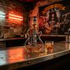 Slash Guitar Shaped Whiskey Decanter, Guns N' Roses Themed Liquor Bottle, Tennessee Whiskey Collectible Barware for Rock Fans