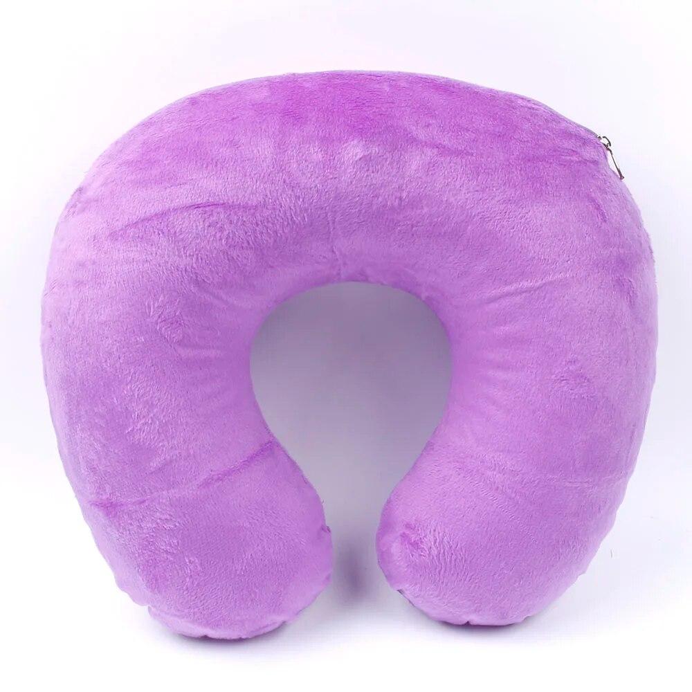 

ISKYBOB 4 цвета U-образная подушка для шеи, комфортная подушка для дома, путешествий, автомобиля, шеи, поддержка сна, облегчение боли, мягкое путешествие 4