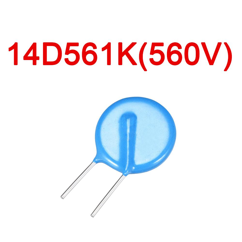 10PCS 14D Metal Oxide Varistor MOV Values of Range 151K To 821K 14K 14D 270/470/151/201/221/471/561/621/681/821 METAL OXIDE VARISTOR ZOV