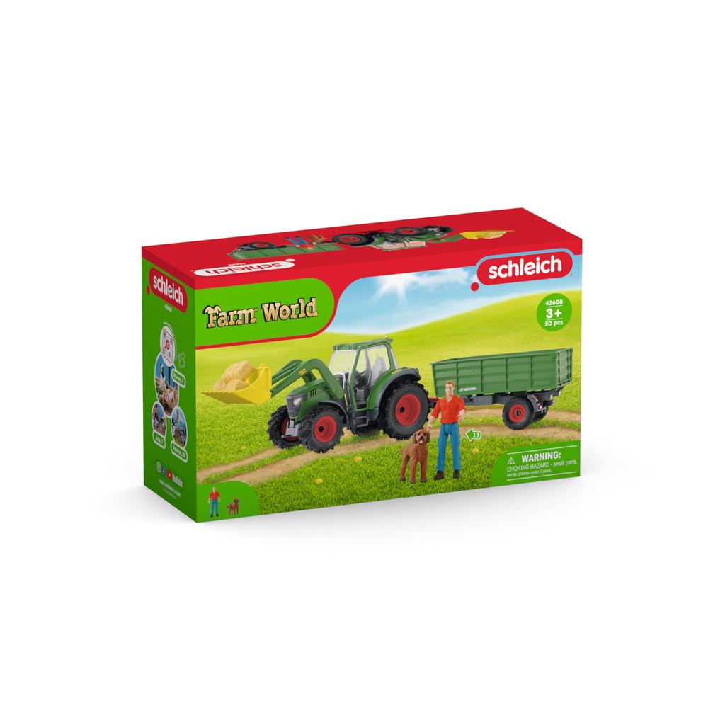 Schleich Farm World Tractor and Trailer 42608
