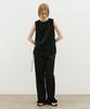 Artid Summer String Wide Pants_Black