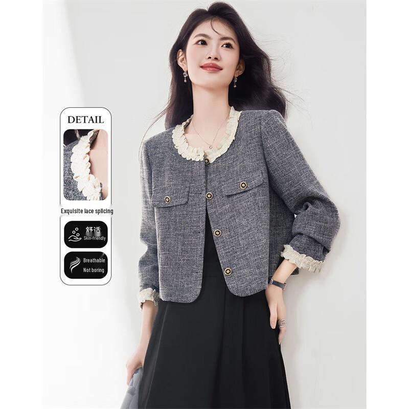 

Женский укороченный жакет XinFeiYu в маленьком французском стиле L