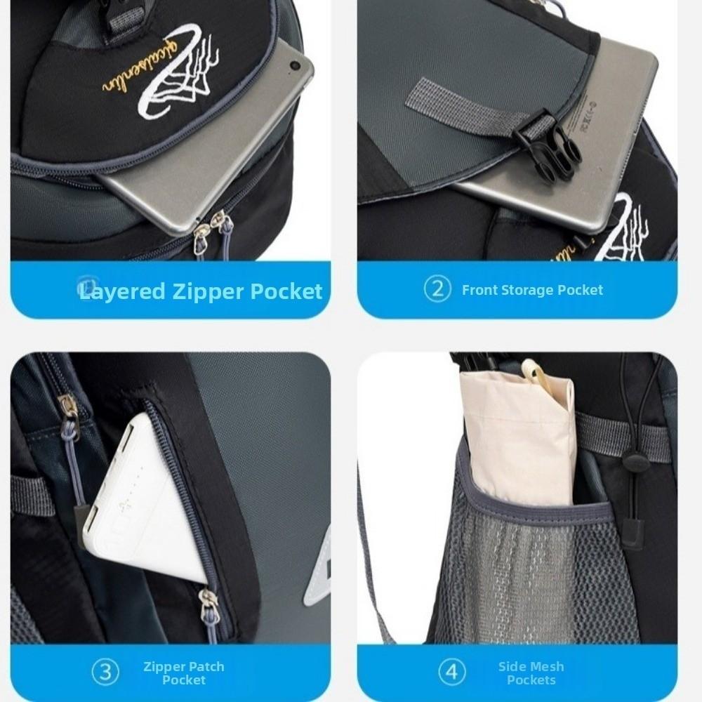 Waterproof Travel Backpack Large Capacity Sports Storage Bag Outdoor Travel