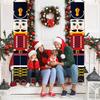Merry Christmas Hanging Door Banner Santa Claus Snowman Couplet New Year Christmas Decorations For Home Xmas Gifts Navidad