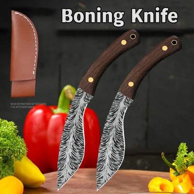 Coltello per disosso Coltelli da cucina Coltello da cucina per mannaia per carne in acciaio inossidabile con lama affilata