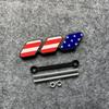 Tricolor Mesh Grille Badge for Toyota Tacoma, 4Runner, Tundra - Modified Car Sticker Badge