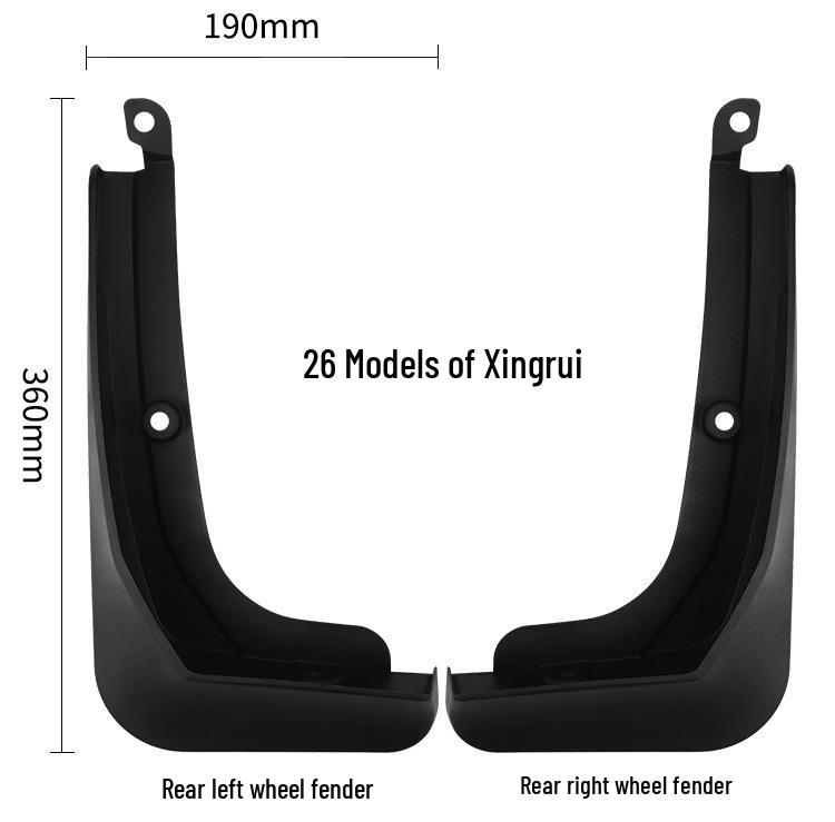 2026 Geely Xingrui Preface Mud Flaps - Car Accessories for Tire Protection