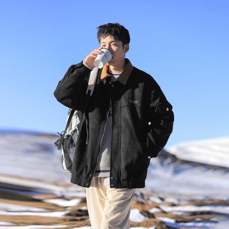 

Men s Suede Barn Style Workwear Jacket 2XL