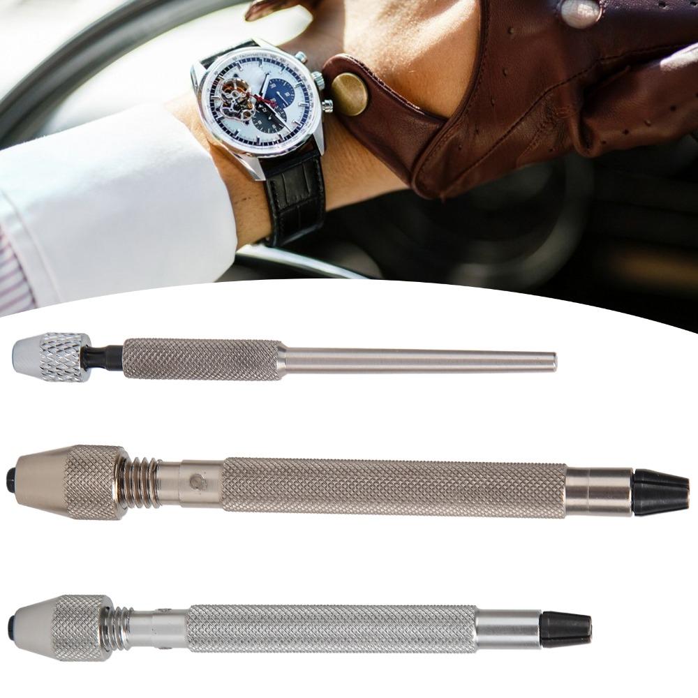 3Pcs Sturdy Hand Drill Premium Watch Tool Accurate Drill Chuck Watch Making