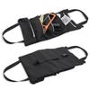 Multi-Purpose Canvas Roll for Tool Bag Car First Aid Kit Wrap Roll Storage Case Hanging Tool Zipper Carrier Tote Car CampingGear