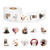 500 Stickers/rolled Ferret Cartoon Roll Tape Refrigerator Skateboard Cabinet Cup Mobile Phone Hand Tent Tape