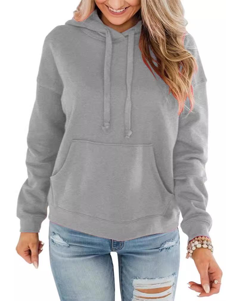 2024 Women's Casual Loose Hooded Sweatshirt - Autumn/Winter Style