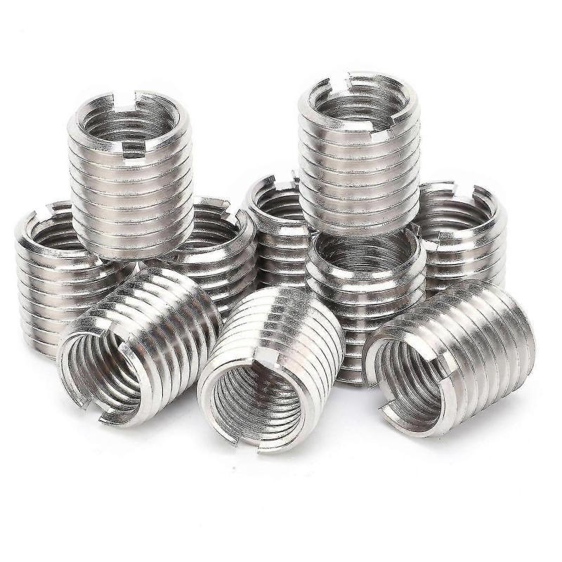 M16 Female and M20 Male Screw Thread Repair Sleeve Conversion Insert Nut (10pcs)