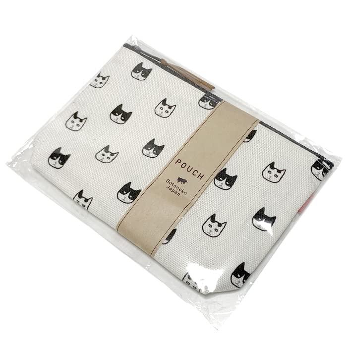 Small Pouch, Multi-purpose Case, Bankbook Holder, Cat Pattern, Men's and Women's, Stylish and Cute, Made In Japan, Cat Goods