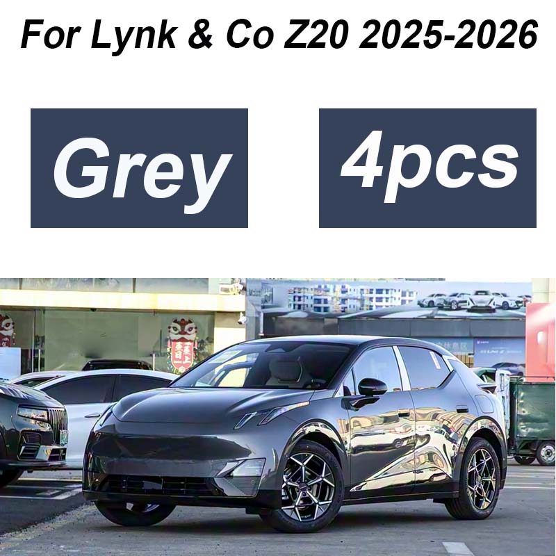 For Lynk & Co Z20 Accessories 2025 2026 4PCS Painted Front Mudguards Splash Guards Rear Muds Fender Flare Wheels Car Accessories