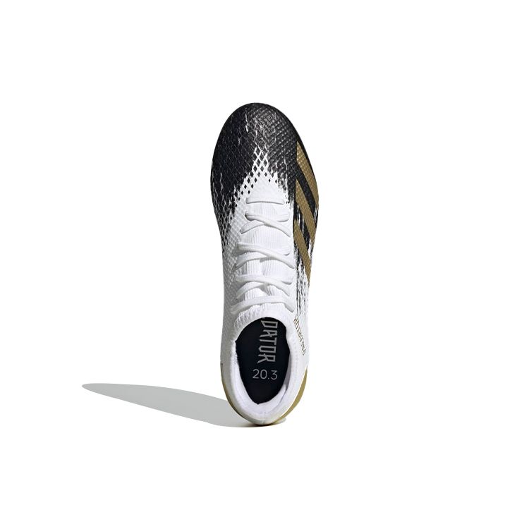 Adidas Predator Mutator 20.3 Low FG White Gold Metallic Men Sneakers Cloud-White Core-Black FW9197