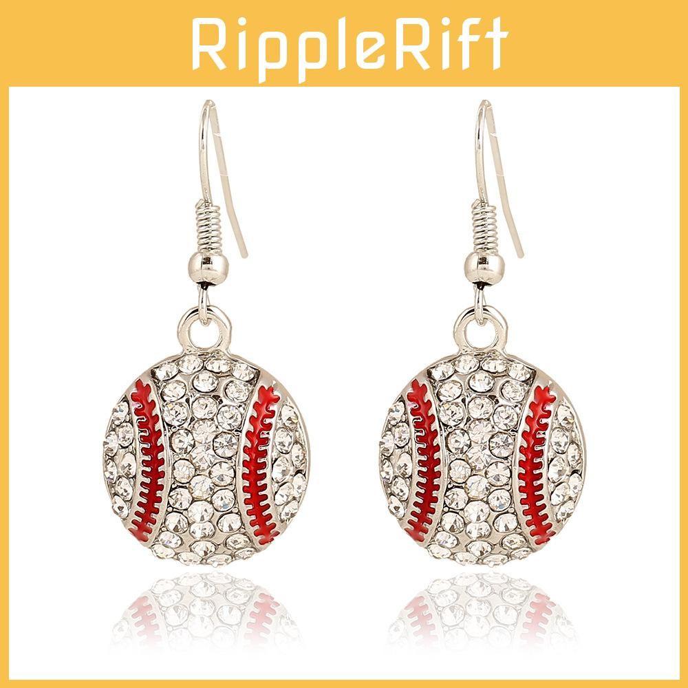 Pendant Water Basketball Earrings For Women With Fashionable Sport Elements And Look Trendy