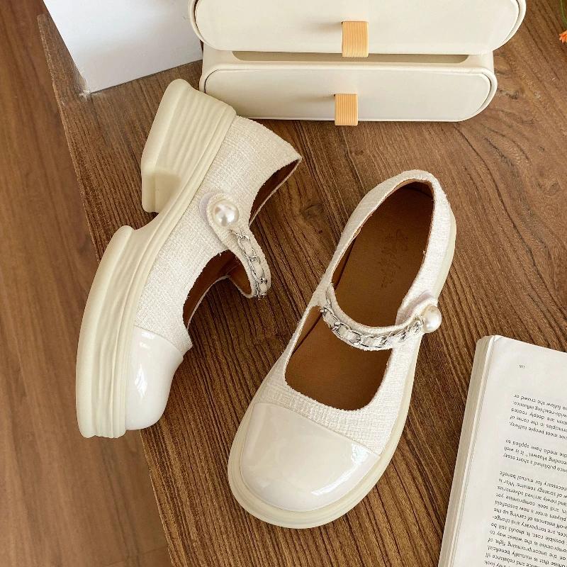 

Готические туфли на массивном каблуке с круглым носком, женские туфли-лодочки на платформе Мэри Джейн в японском стиле лолиты, туфли женские 39 размера 35