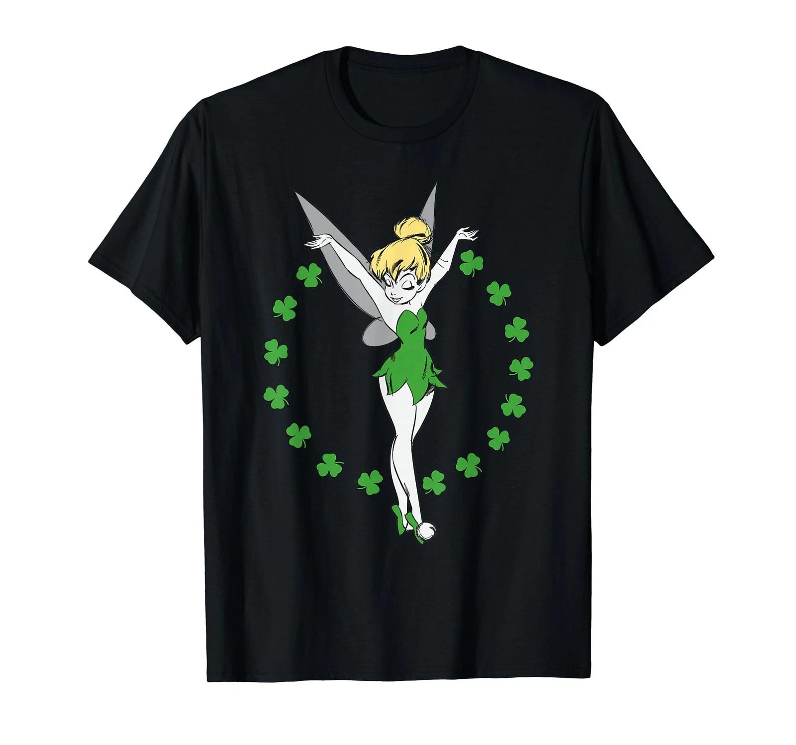 Disney Tinker Bell Ring Shamrock St. Patrick S Day T-Shirt_ 2XL
