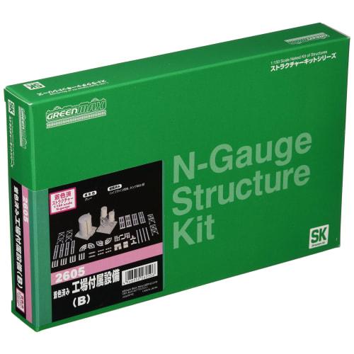 

Greenmax N Gauge Pre-Colored Factory Equipment (B) 2605 Railway Model Supplies