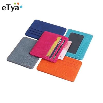 Fashion Lizard Pattern Card Holder Jednolity kolor Kariera Style Card Sheah RFID Safe ID / IC Card Holder Wiele kolorów