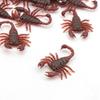10Pcs/set Centipede Simulation Cockroach Model Simulation Fake Rubber Cockroach  Tricky Props