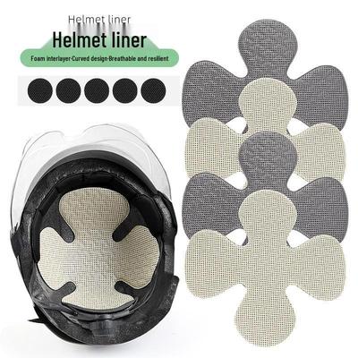 Motorcycle Helmet Liner Pad - Bio-based Inner Cap, Universal Fit, Hair-Friendly