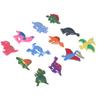 12pcs Refrigerator Magnets Cute Soft Silicone Strong Magnetism 3D Dinosaur Patterns Magnets for Fridge Kitchen