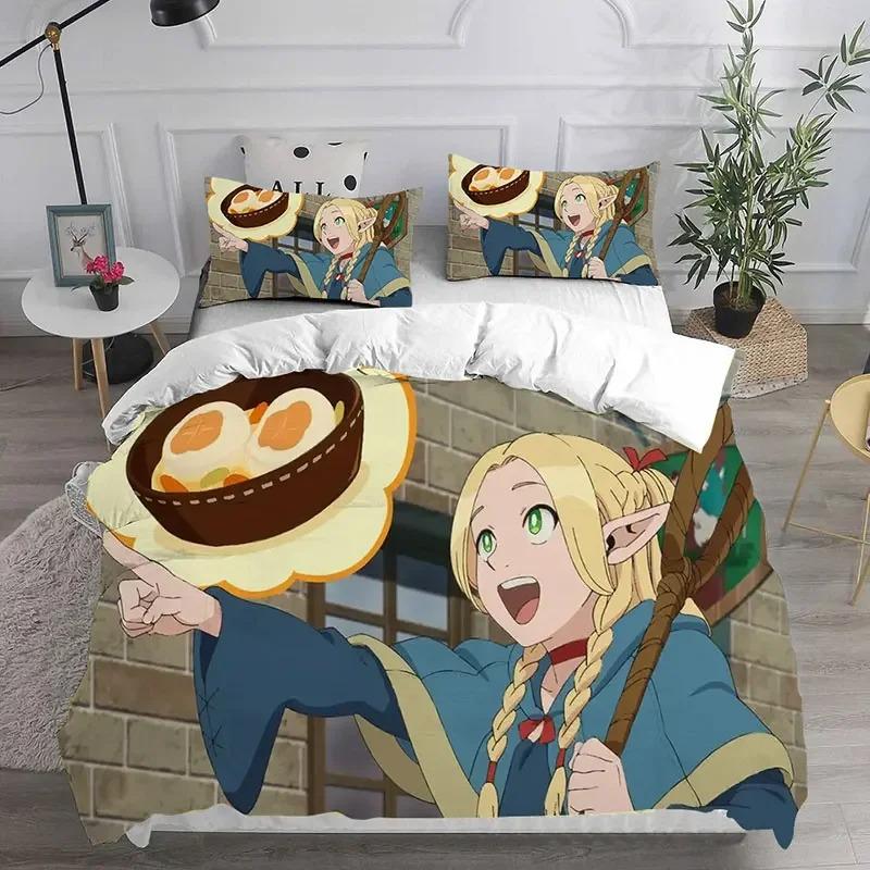 3D Cartoon Delicious In Dungeon Bedding Sets Comforter Quilt Bed Cover Duvetcover Pillow Case Sets Bedroom Decoration