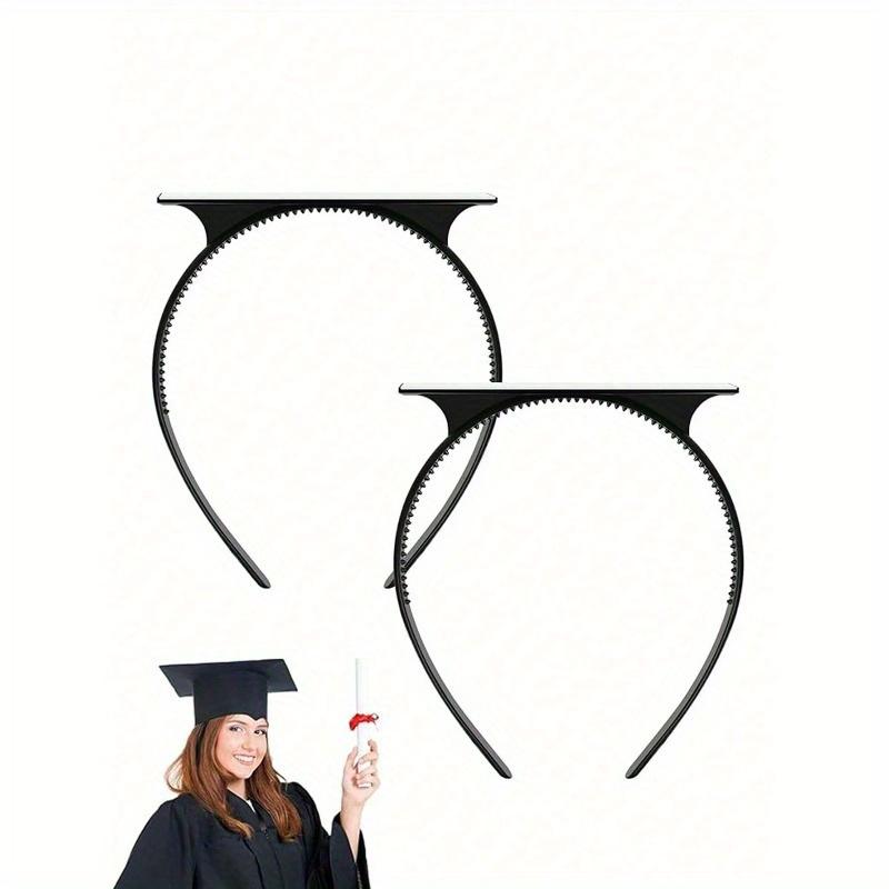 Graduation Cap Headband Insert - Secures Cap and Keeps Hairstyle, Upgraded Interior Design, for Graduation Cap Fixing Headband, Can Fix Your Hat