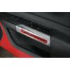 For Ford Mustang 2015- Bright Red Inner Door Handle Bowl Lock Strip Trim 2X