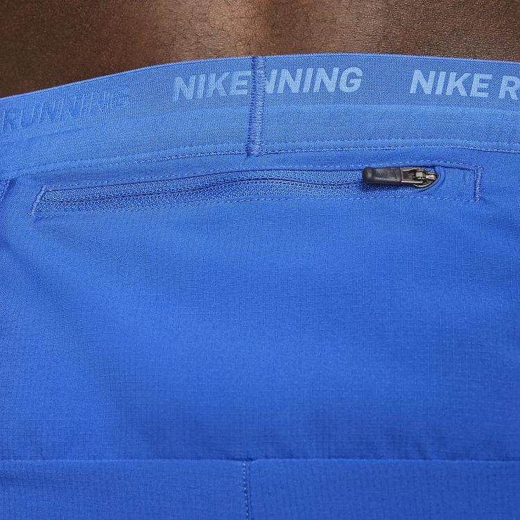 Nike High-Waisted Pocketed Athletic Training Shorts With Solid Color Logo Men Bottoms Royal-Blue DM4755-480