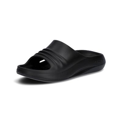 Recovery Sandals BODY SLIDE BK Cm [Actplus] ALIGNMENT+ (True Black) 25.0