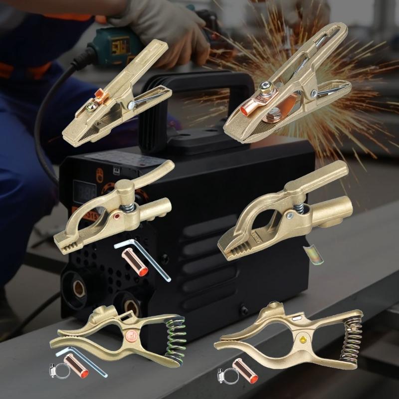 Industrial Copper Welding Ground Clamp Earth Clamp 300A 500A For Secure Electrical Connection And Durability