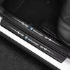T24Car Threshold Stickers Door Sill Anti-scratch Strip Decals for Volkswagen CC Passat Jetta Beetle Tiguan Touran Sagitar Scirocco