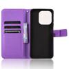 For itel A50 Case Diamond Texture PU Leather Phone Cover
