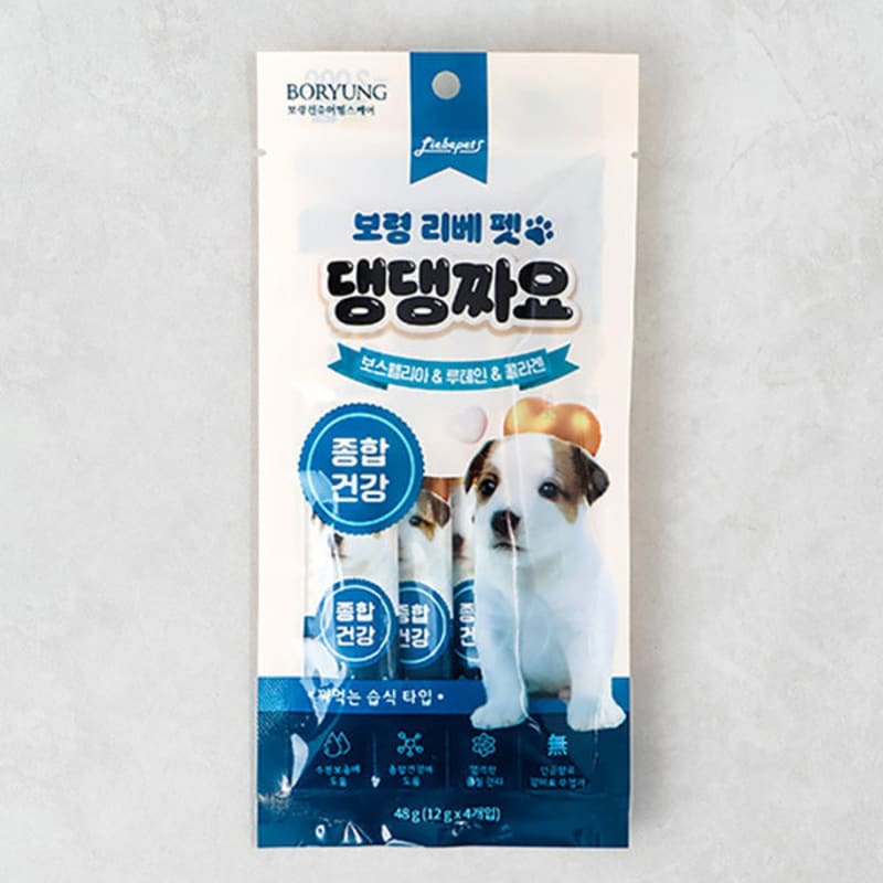 [Animal de compagnie] Boryeong Live Pet Dang Dang Jjayo 4 pièces Santé complète